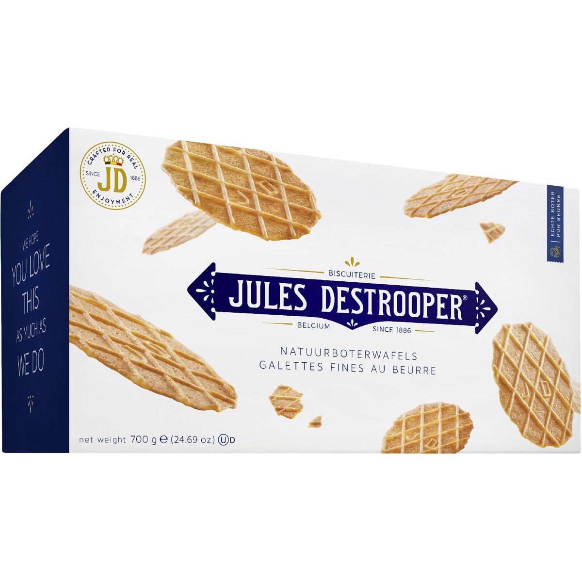 Jules Destrooper - Butter Waffeln, Schachtel von 700 g