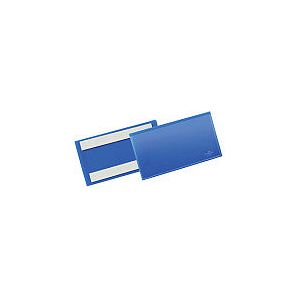 Durable - Documenthoes durable zelfklevend 150x67mm blauw | Doos a 50 stuk