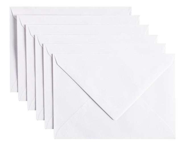 Papicolor - Enveloppe Papicolor C6 114x162mm Kraft White | Prendre un 6 morceau