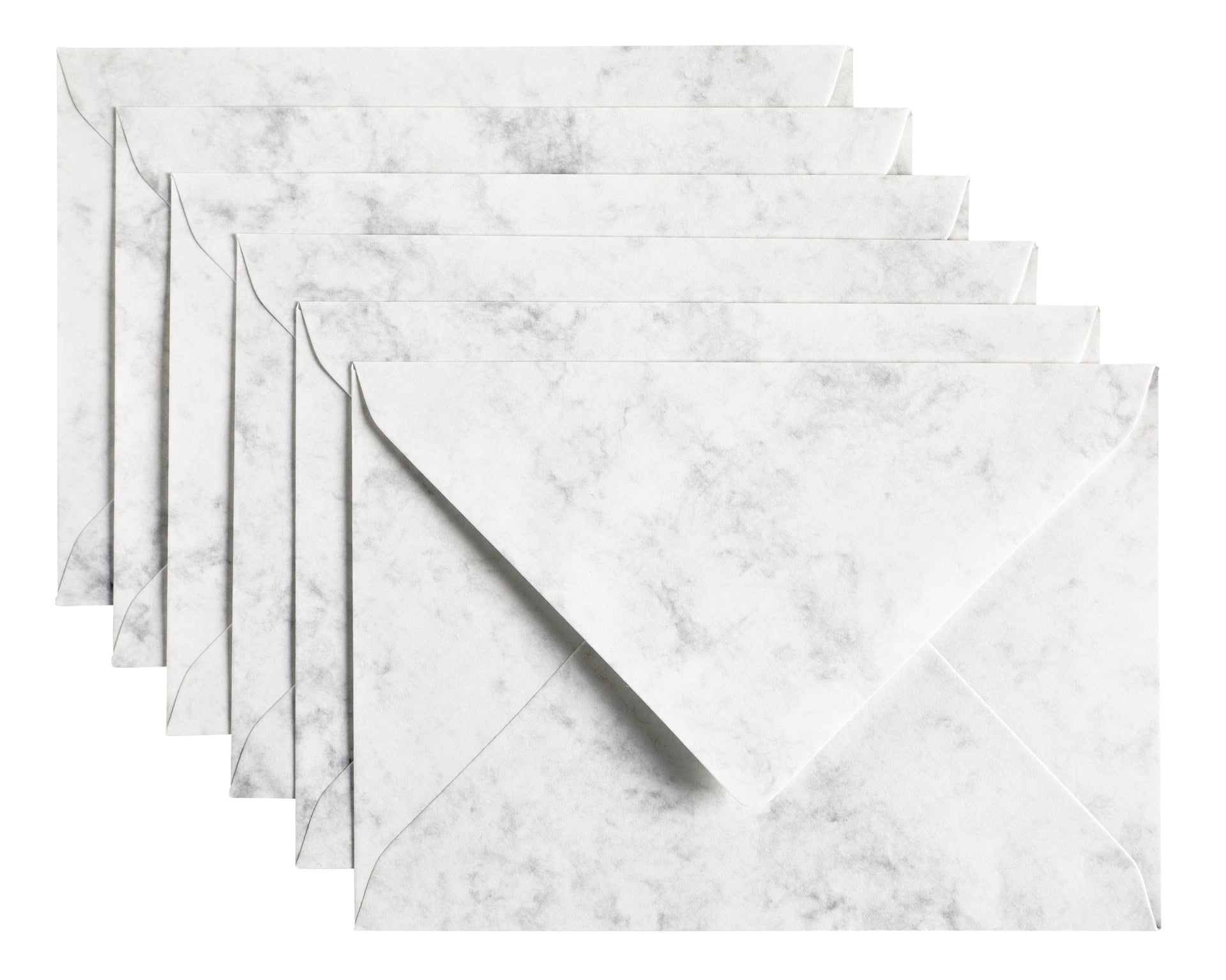 Papicolor -  Envelop  c6 114x162mm marble grijs