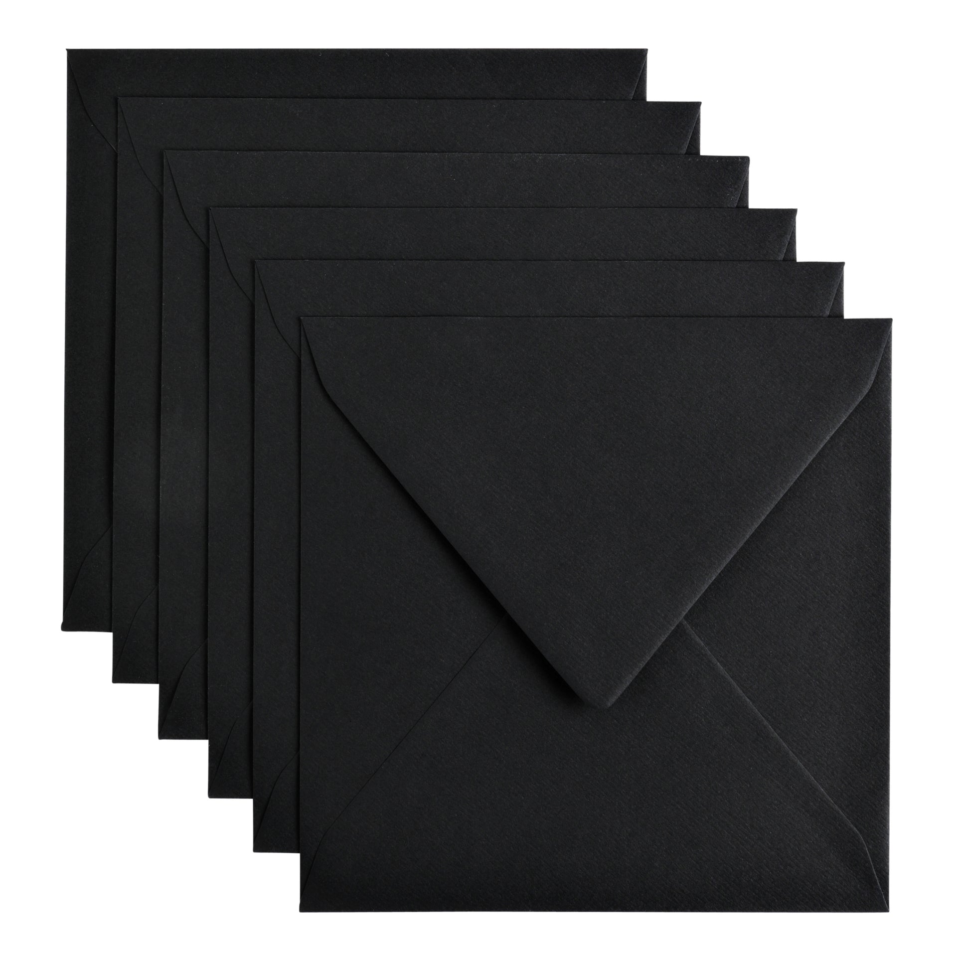 Papicolor - Busta 140x140mm nero corvo confezione da 6 pezzi