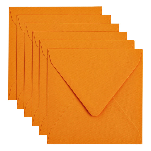 Papicolor - Envelop 140x140mm oranje