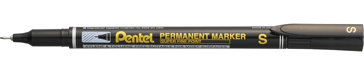 Pentel -  permanente marker NFS410, zwart