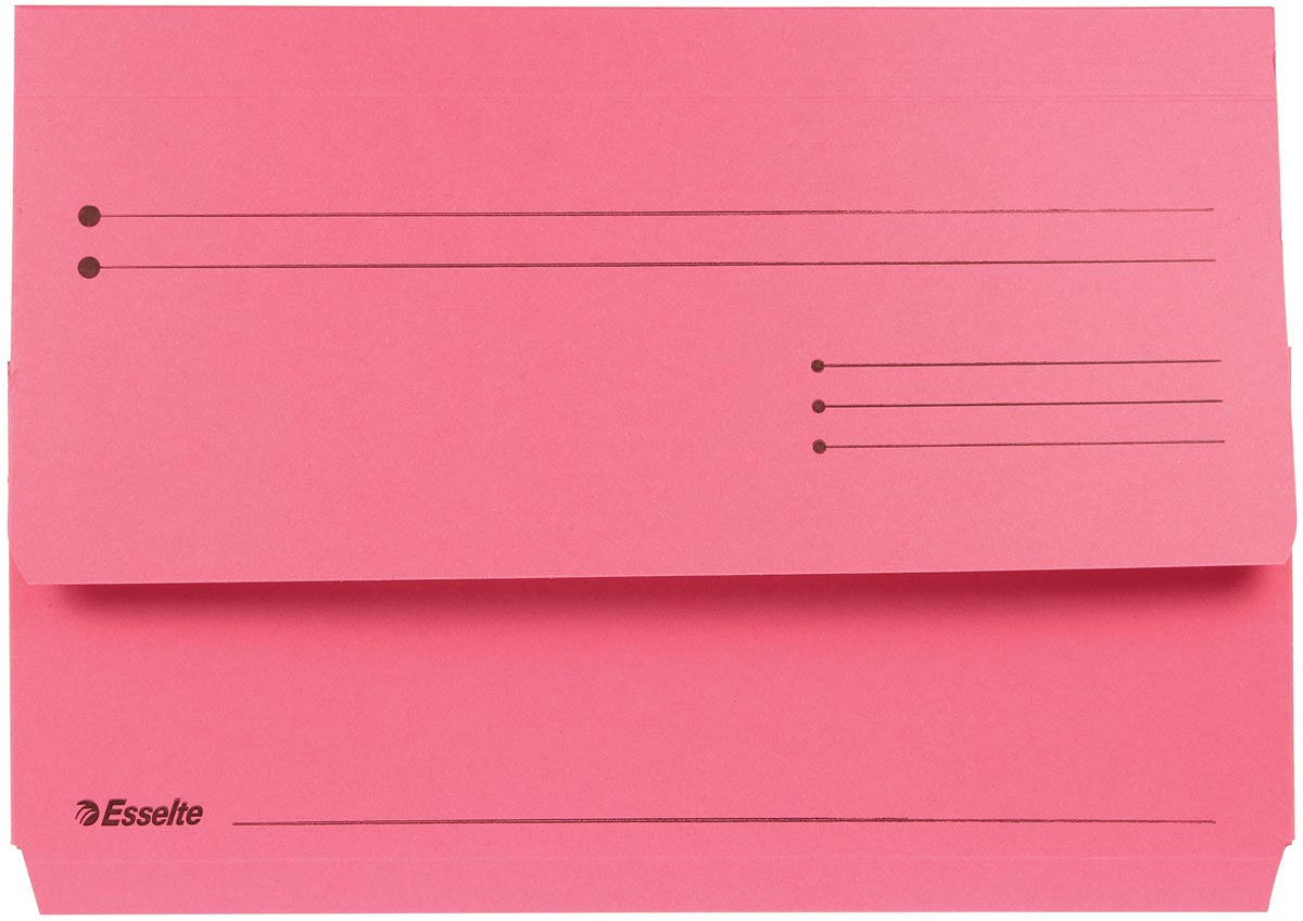 Esselte -  documentenmap Pocket File rood
