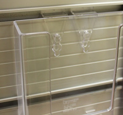 Klika -  Slatwall clip -set-voor Taymar wandbakje