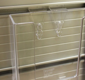 Klika -  Slatwall clip -set-voor Taymar wandbakje