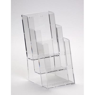 Klika - Brochure tray 3 compartments 1/3A4 hanging + standing