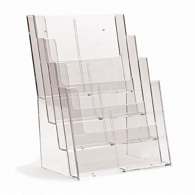 Klika - Brochure tray A4-4-compartments standing TAYMAR