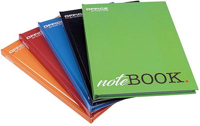 OFFICE products -   schrift met harde kaft, A5, 96 blad, met kantlijn, geruit 5mm