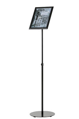 Klika -  Info-standaard A4 zwart telescopisch