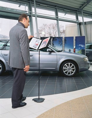 Klika - Floor stand for A4 10 windows black