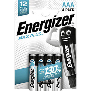 Energizer - Batterij energizer max plus aaa alkaline 4st | Blister a 4 stuk