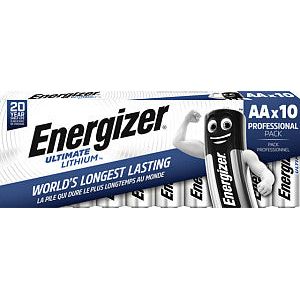 Energizer - Battery Energizer E Lithium AA 10st | Prendre un 10 morceau