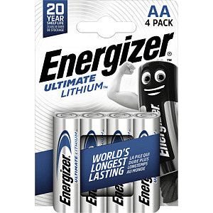 Energizer - Battery Energizer E Lithium AA 4st | Blister un 4 pièces