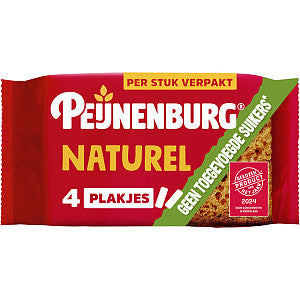 Peijnenburg - Koek peijnenburg naturel zon toegevoeg suik 4pack | Pak a 4 stuk