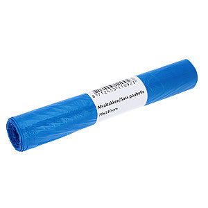 CleanInQ - Abfallbeutel Cleaninq 70x110 cm T25 120L Blau | 15 Stücke