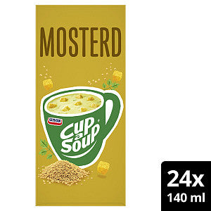Unox - Cup-a-soup mosterd 24x140ml | Doos a 24 zak