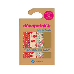 Decopatch - Hobbypapier décopatch 30x40 4v love in the meadow | 1 etui