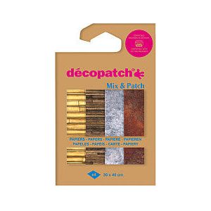Decopatch - Hobbypapier décopatch 30x40 4vel materials | 1 etui