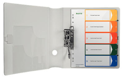 Leitz -  12910000 indextab Numerieke tabbladindex Polypropyleen (PP) Meerkleurig