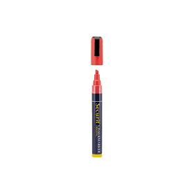 SECURIT-CHALKSIFT SMA-510 Point plat 2-6 mm rouge