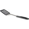 Cosy - Spatule tendance avec ouvertures, en acier inoxydable, 33,5 cm, noire