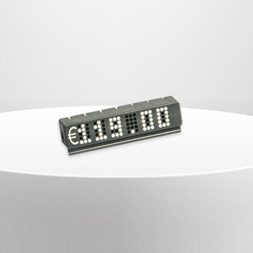 Klika - Modulo prezzo GRIGIO € + 6 posizioni 10 pezzi