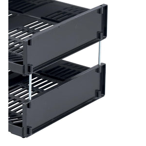 Durable - barras para bandejas de cartas Optimo, paquete de 4 barras de metal