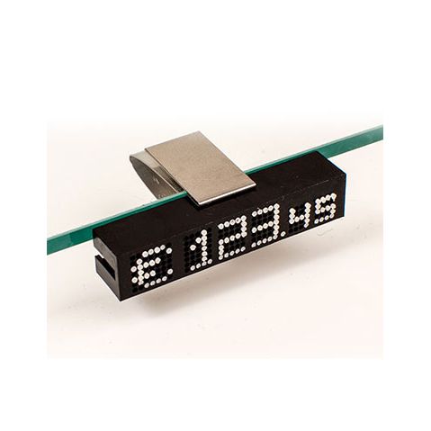 Klika -  Stainless Shelfholder prijsmodule 10st