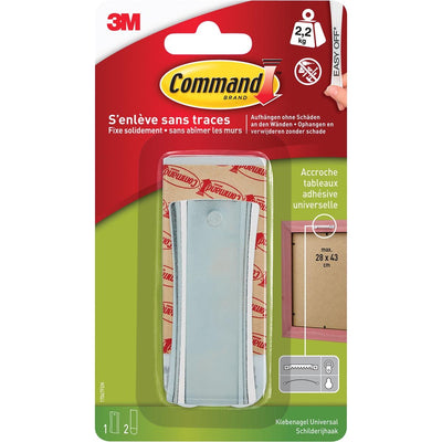 Command - Hook metal incl mounting strip