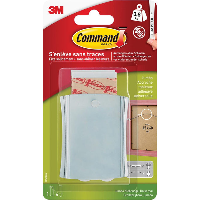 Command -  schilderijhaak, large, draagvermogen 3,6 kg, metaal, blisterverpakking