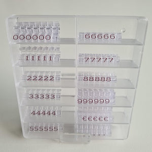 Klika -  Prijscassette Vitrine 6mm transp/bruin