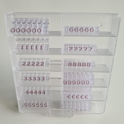 Klika - Vitrina casete Price 6mm transp/marrón