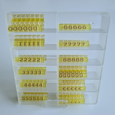 Klika - Vitrina casete premio 6mm amarillo/marrón