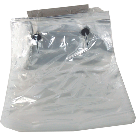 Klika -  Zak | Beugelzak | LDPE | 28x30cm | 25my | Half brood | transparant | 2000 stuks