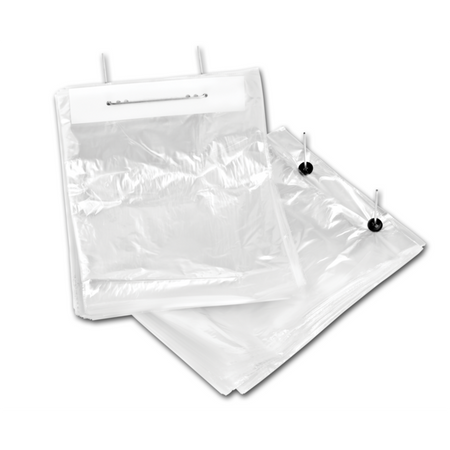 Klika -  Zak | Beugelzak | LDPE | 26x44cm | 22my | Heel brood | transparant | 1000 stuks