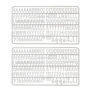 IEZZY horeca en cate - Letter set voor letterbord 2x150 wit