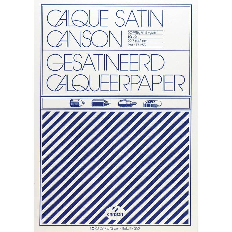 Canson -  kalkpapier ft 29,7 x 42 cm (A3), etui van 10 blad