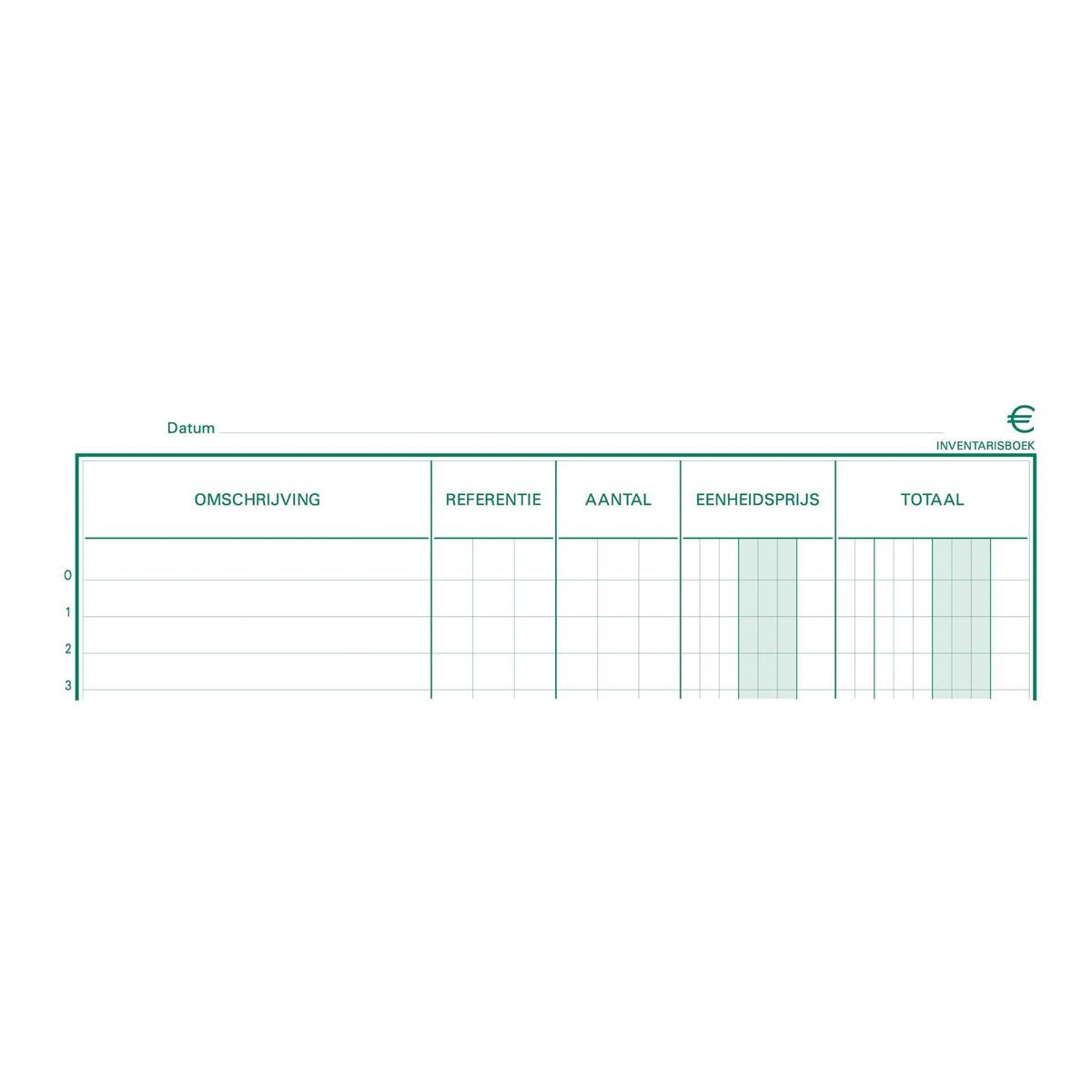 Exacompta - inventario, ft 32 x 19,5 cm, olandese