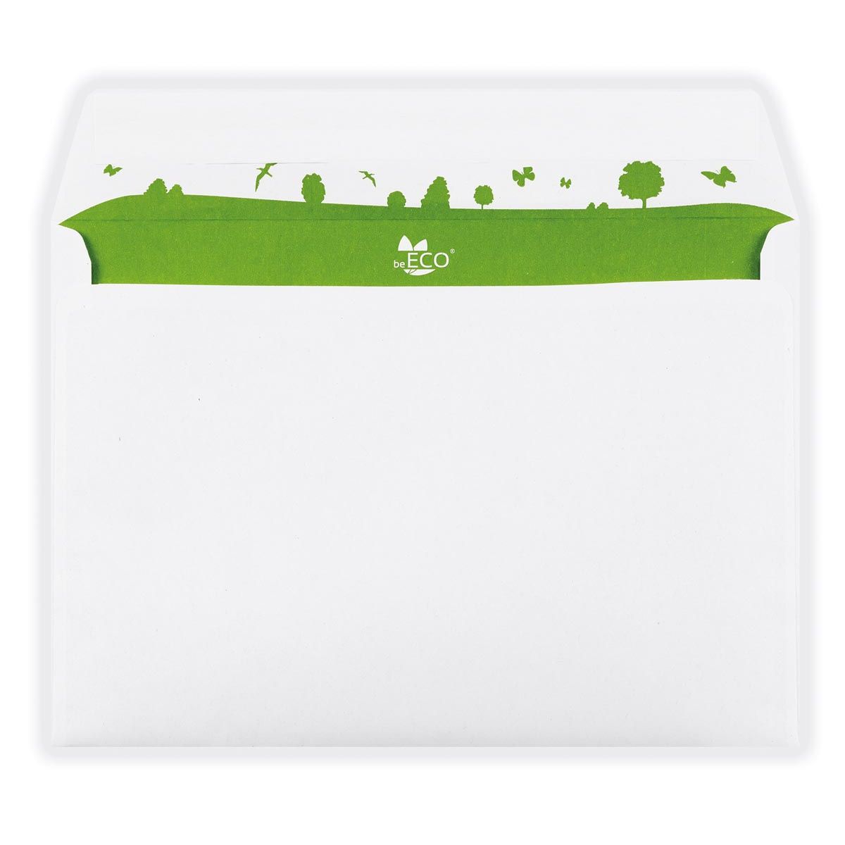 BeECO - Enveloppes pour bang, ft 162 x 229 mm, sans fenêtre, boîte de 500 pièces