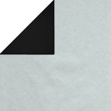 Klika - Gift Wrapping Paper Gift Wrapping Silver | black 50 cm