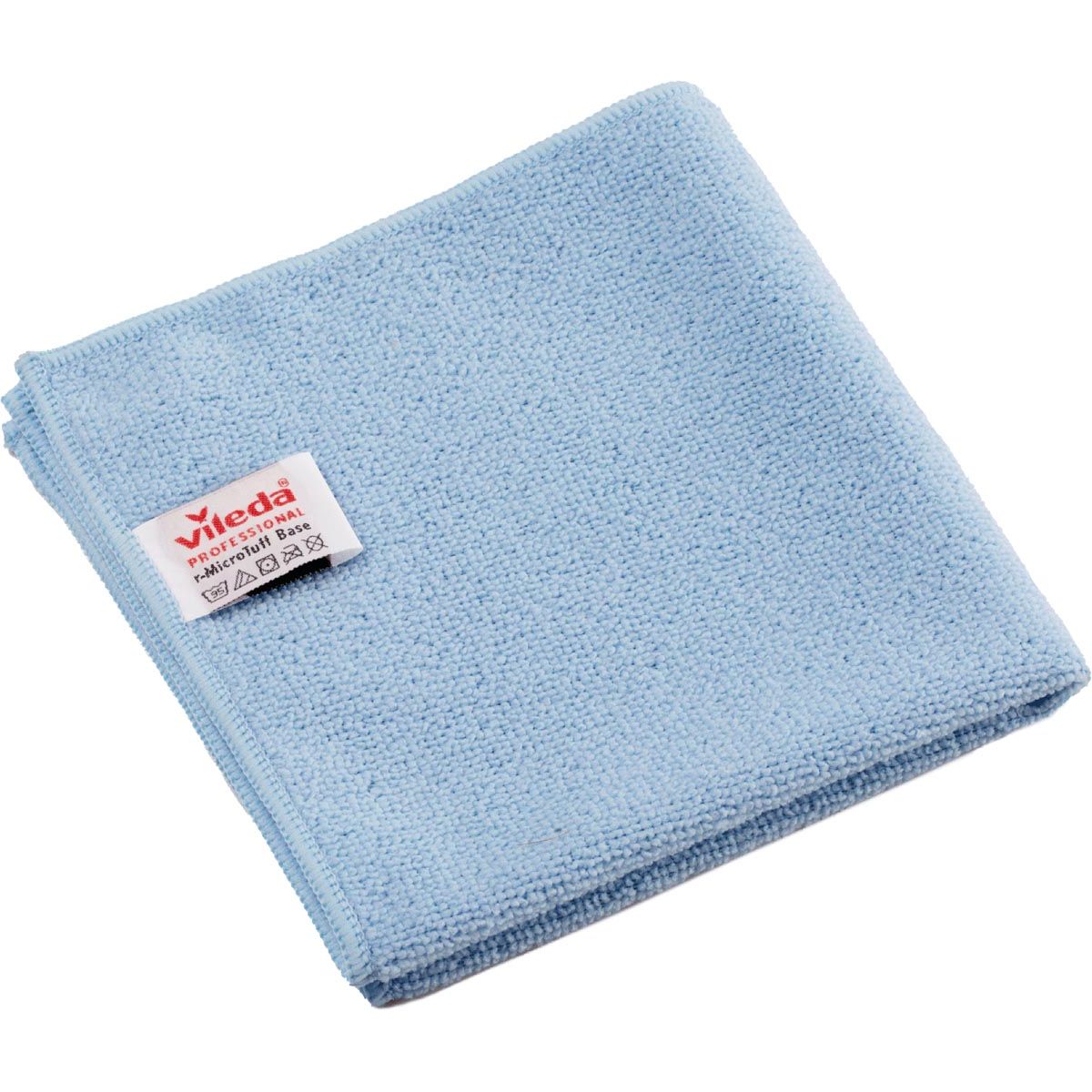 Vileda - Chiffon en microfibre Professional r-MicroTuff Base, paquet de 5, bleu