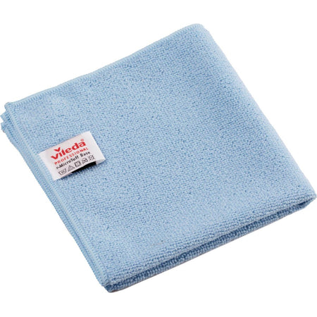 Vileda -  Professional r-MicroTuff Base microvezeldoek, pak van 5 stuks, blauw