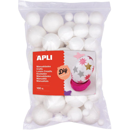 Apli - isomobol, different diameters, bag of 100 pieces