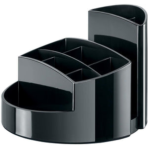 Han - Portapenne Rondo 9 scomparti nero