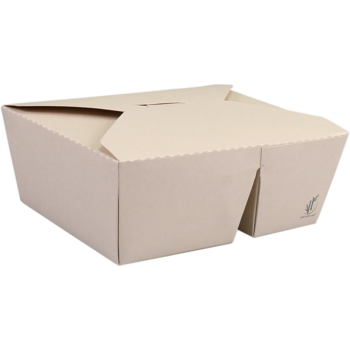 DEPA - BAK | Cardboard + PP | 2 box | Boîte de repas | 197x140x48mm | Crème | 50 pièces