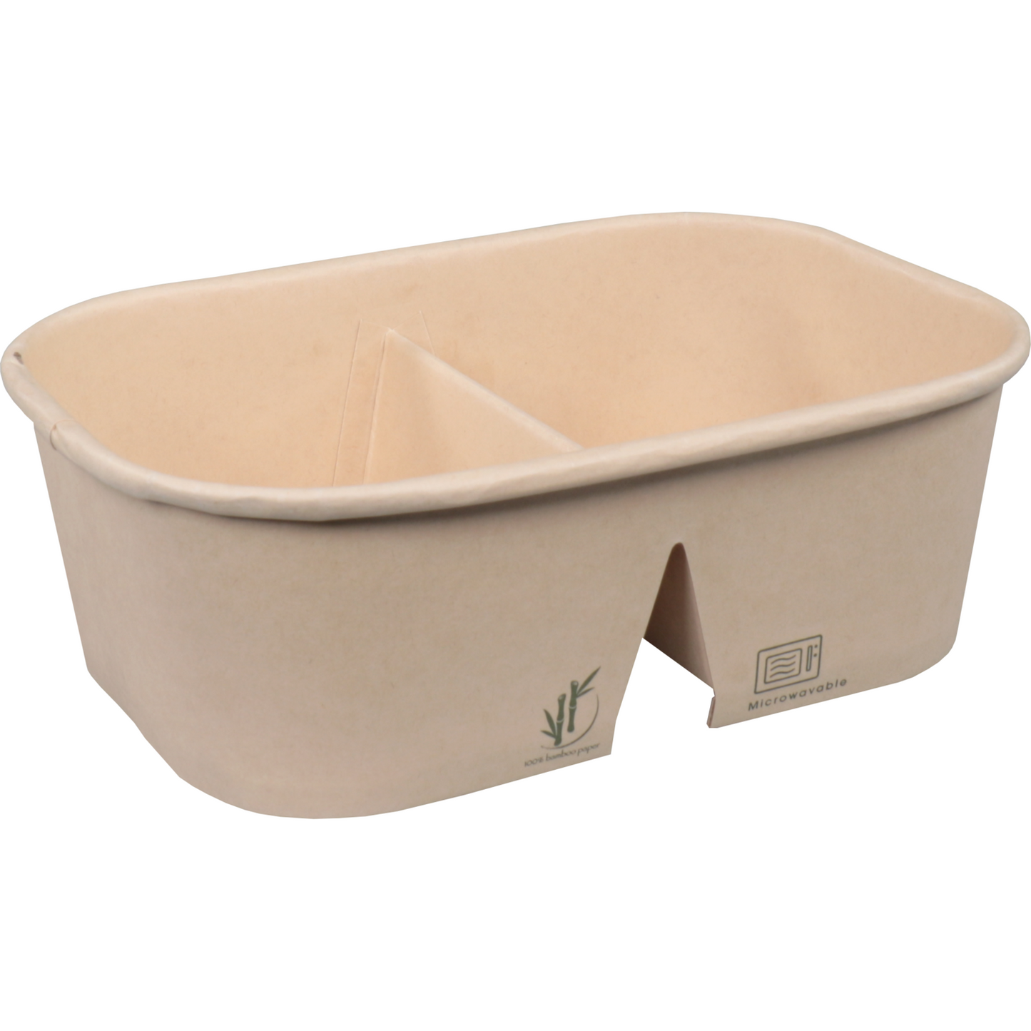 DEPA - BAK | Karton + PP | 2-Box | 700 ml | Kilobak | 171x118x57mm | Braun | 50 Stück