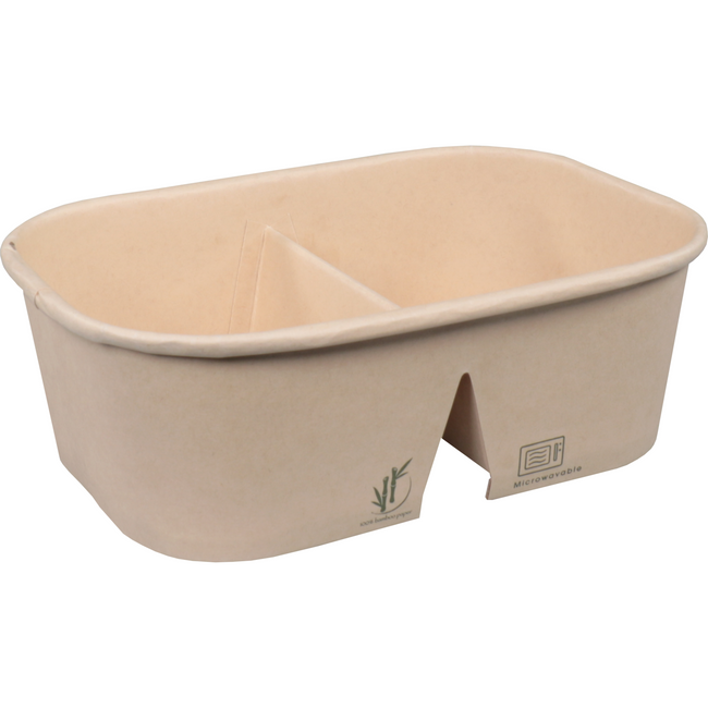 DEPA - BAK | Cardboard + PP | 2 box | 700 ml | Kilobak | 171x118x57mm | Brun | 50 pièces