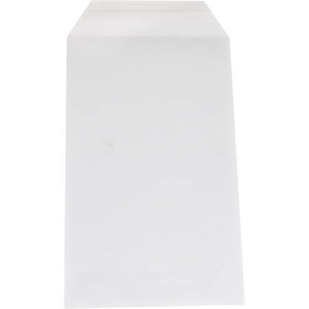 Klika - Sobre de envío PP 125x200mm + 50mm transparente 100 piezas con adhesivo.. | 10 piezas
