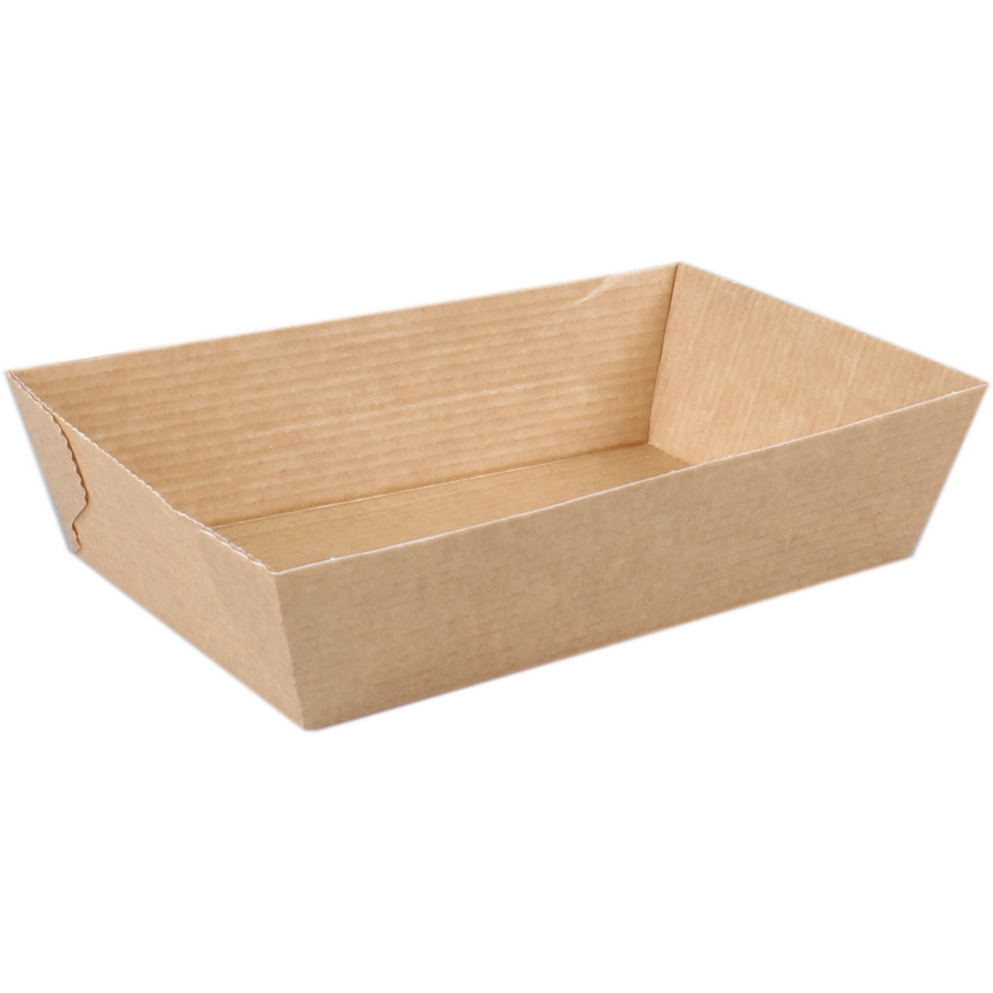 Depa -  Bak | Ersatzpapier | A13 | Golfpapieren snacklijn | snackbak | 129x77x35mm | bruin | 385 stuks